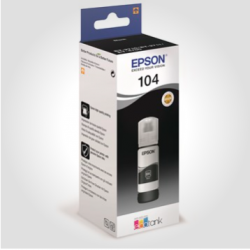 Epson T104 Eco Tank BK, Original patron