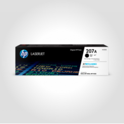 HP 207A W2210A BK, Original toner 1.350 sider