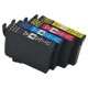 Sæt 4 stk. Epson 604XL BK,C,M,Y Kompatible patrone