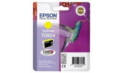 Epson T0804 , yellow, original blækpatron